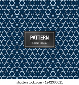 Geometric pattern background. Minimalist and modern blue background