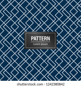 Geometric pattern background. Minimalist and modern blue background