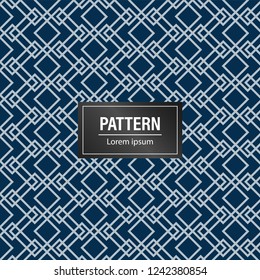 Geometric pattern background. Minimalist and modern blue background