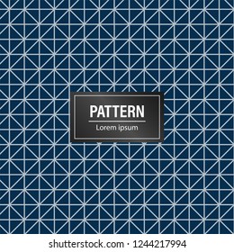 Geometric pattern background. Minimalist and modern blue background