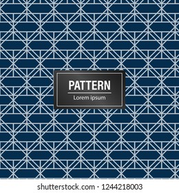 Geometric pattern background. Minimalist and modern blue background