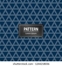 Geometric pattern background. Minimalist and modern blue background