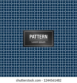 Geometric pattern background. Minimalist and modern blue background