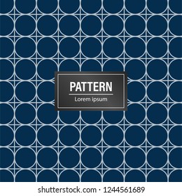 Geometric pattern background. Minimalist and modern blue background