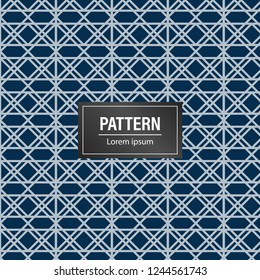 Geometric pattern background. Minimalist and modern blue background