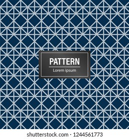 Geometric pattern background. Minimalist and modern blue background