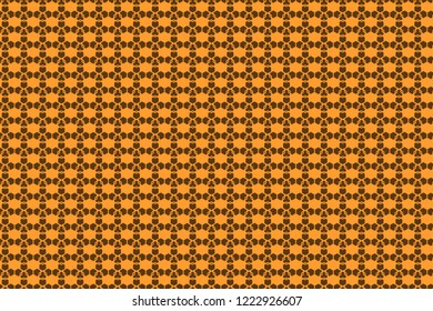 Geometric Pattern Background. Orange Background