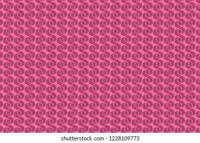 Geometric pattern background. pink background