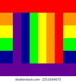 geometric pattern background pride month