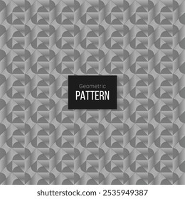 Geometric pattern background. Seamless geometric pattern with hexagon grid line. Visually striking geometric pattern designed for wallpaper. Seamless white round geometric patterned background.