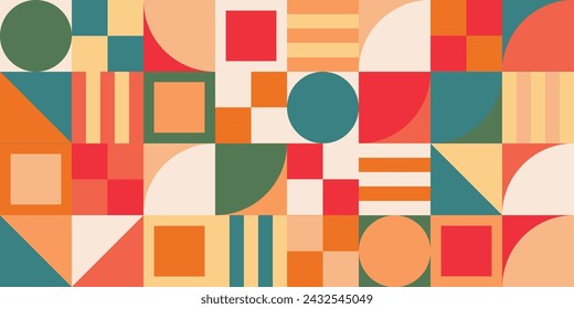 Geometric pattern background texture surface flat design