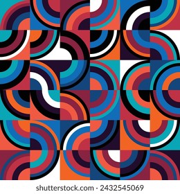 Geometric pattern background texture surface flat design