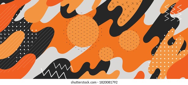 Geometric pattern background vector. Abstract Flowing texture design for branding, advertising, cover, wall art, prints, poster, Fabric pattern. Vector illustration.
