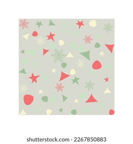 Geometric pattern background, vector abstract circle, triangle and square lines art. Yellow, blue, red and green colour, trendy Bauhaus pattern backgrounds set.