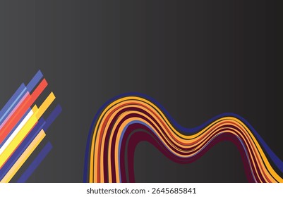 Geometric pattern background, vector abstract shapes and lines art for covers, catalogs, posters design