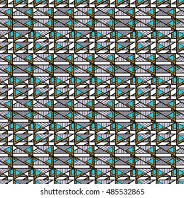 Geometric pattern. background vector. Pattern can be used for wallpaper, cover fills, web page background, surface textures. Vector linen texture.
