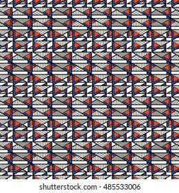 Geometric pattern. background vector. Pattern can be used for wallpaper, cover fills, web page background, surface textures. Vector linen texture.
