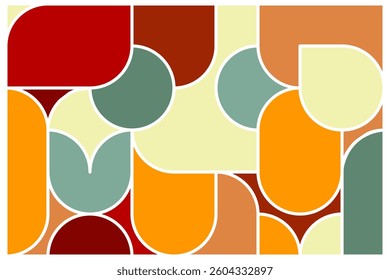 Geometric pattern background vector design seamless pattern with geometric for banner, advertise, business card. Vector ilustration.