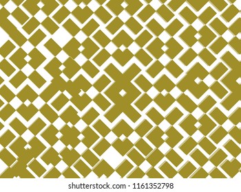 Geometric pattern background vector illustration. White and gold pattern background. 10 EPS.