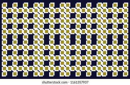 Geometric pattern background vector illustration. White and gold pattern background. 10 EPS.