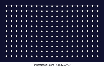 Geometric pattern background vector illustration. Stars wallpapers. Gold star pattern.