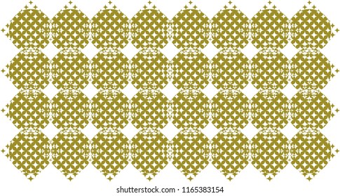 Geometric pattern background vector illustration. White and gold pattern background. 10 EPS.