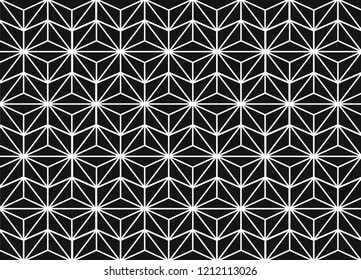 Geometric pattern background vector illustration. black grey white pattern background. frosted glass design