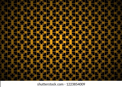 Geometric pattern background. Yellow Background