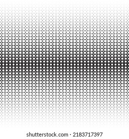 Geometric pattern based on circles on a white background.Seamless in one direction.Double sided average fade out. 