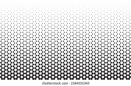 Geometric pattern based on circles on a white background.Seamless in one direction.Average fade out. 45 figures in height. The radial transformation method.