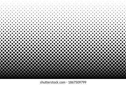 Geometric pattern based on squares  on a white background.Seamless in one direction.Short fade out.46 figures in height. The radial transformation method.