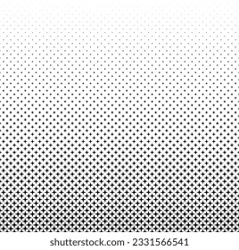 Geometric pattern based on stars on a white background.Seamless in one direction.Long fade out. 65 figures in height