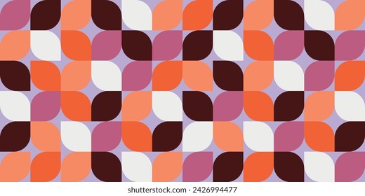 Geometric Pattern Bauhaus Background, Vector Abstract ornament. Illustrator 10 EPS