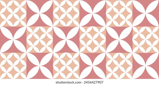 Geometric pattern, Bauhaus pattern, repeatable, tiled.	