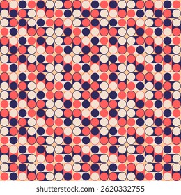 Geometric pattern in Bauhaus style, seamless pattern, vector