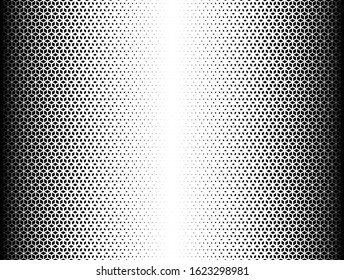 Geometric pattern of black diamonds on a white background.Option with a LONG fade out.