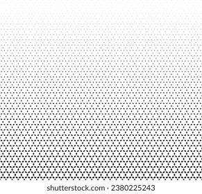 Geometric pattern of black diamonds on a white background  Long fade out