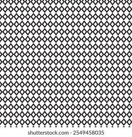 Geometric pattern with black diamonds  on a white background.