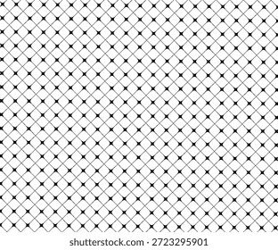 Geometric pattern of black diamonds on a white background.Seamless in one direction.Option with a short fade out.The radial transformation method.