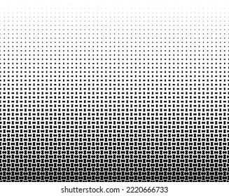 Geometric pattern of black figures on a white background.Seamless in one direction.Option with a LONG fade out.SCALE method.88 figurs in height.