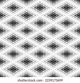 Geometric pattern of black figures on a white background.Arabic ornament.