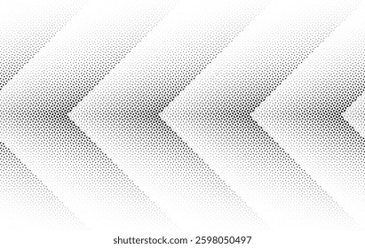 Geometric pattern of black triangles on a white background.Seamless in one direction.Option with a Short fade out. Scale method.