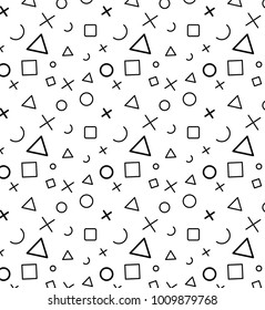 geometric pattern black and white 