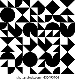 geometric pattern black and white