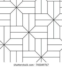 geometric pattern black and white