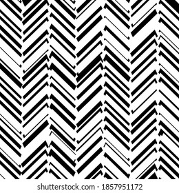 Geometric pattern black and white abstract striped background. Minimalist lined textured monochrome decor, simple geometric decorative tile ornamental cover vector illustration design