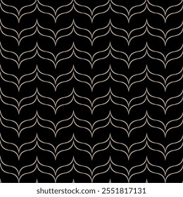 Geometric pattern in black and white. Print of fine and elegant lines. Ready to repeat and color. Perfect for printing fabrics and stationery. Vector and all over  design