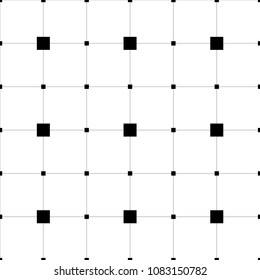 Geometric pattern, Black and white textile, vector illustration for background