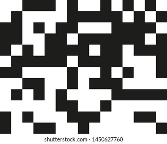 Geometric pattern in black and white. Vector illustration.