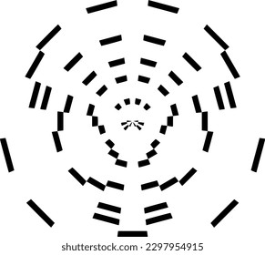 Geometric pattern.  Black and white pattern for web page, textures, card, poster, fabric, textile.
